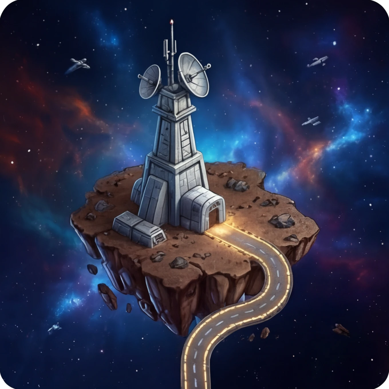 Galaxy Carcassonne church tile